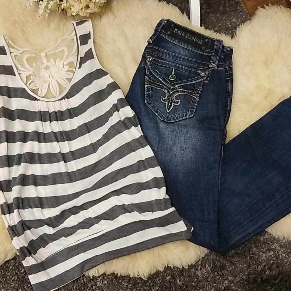 Rock revival jeans